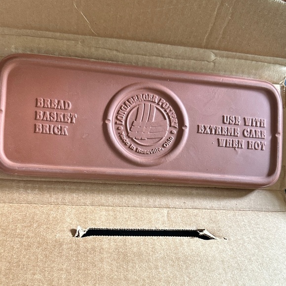 Longaberger Pottery Bread Basket Brick - Picture 1 of 2
